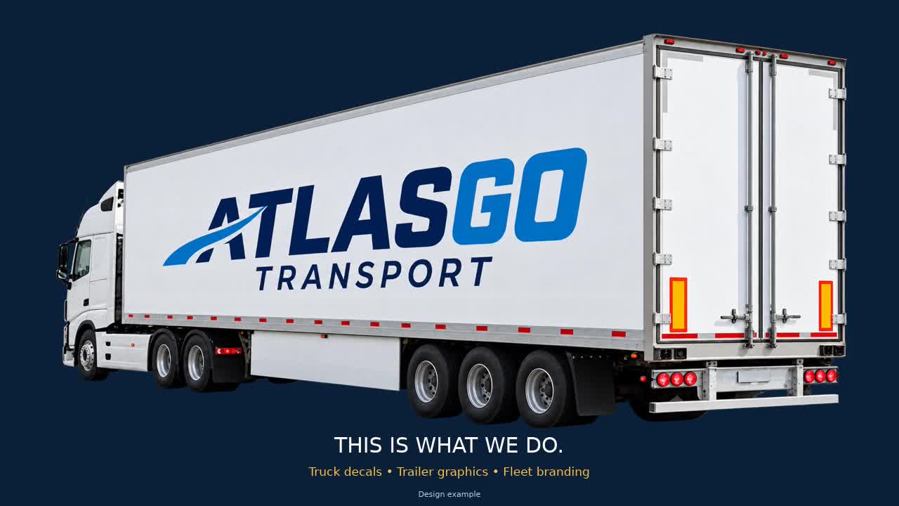 AtlasGo truck graphics